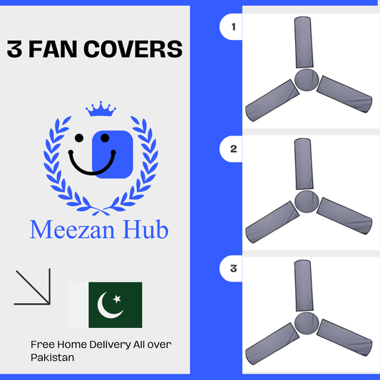 Ceiling Fan Covers with Motor | Stretchable, Washable, Universal Fit