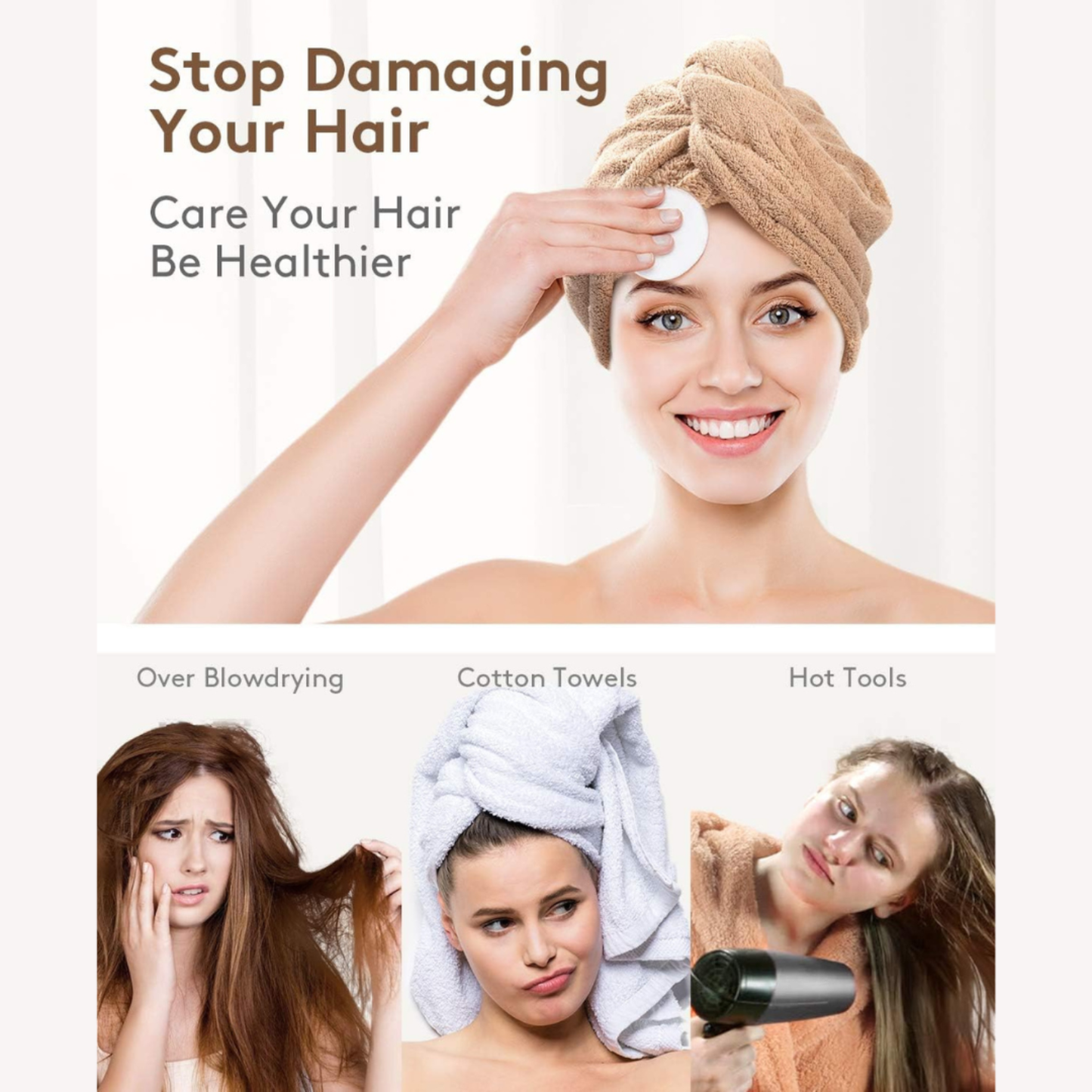 Microfiber Hair Towel Wrap