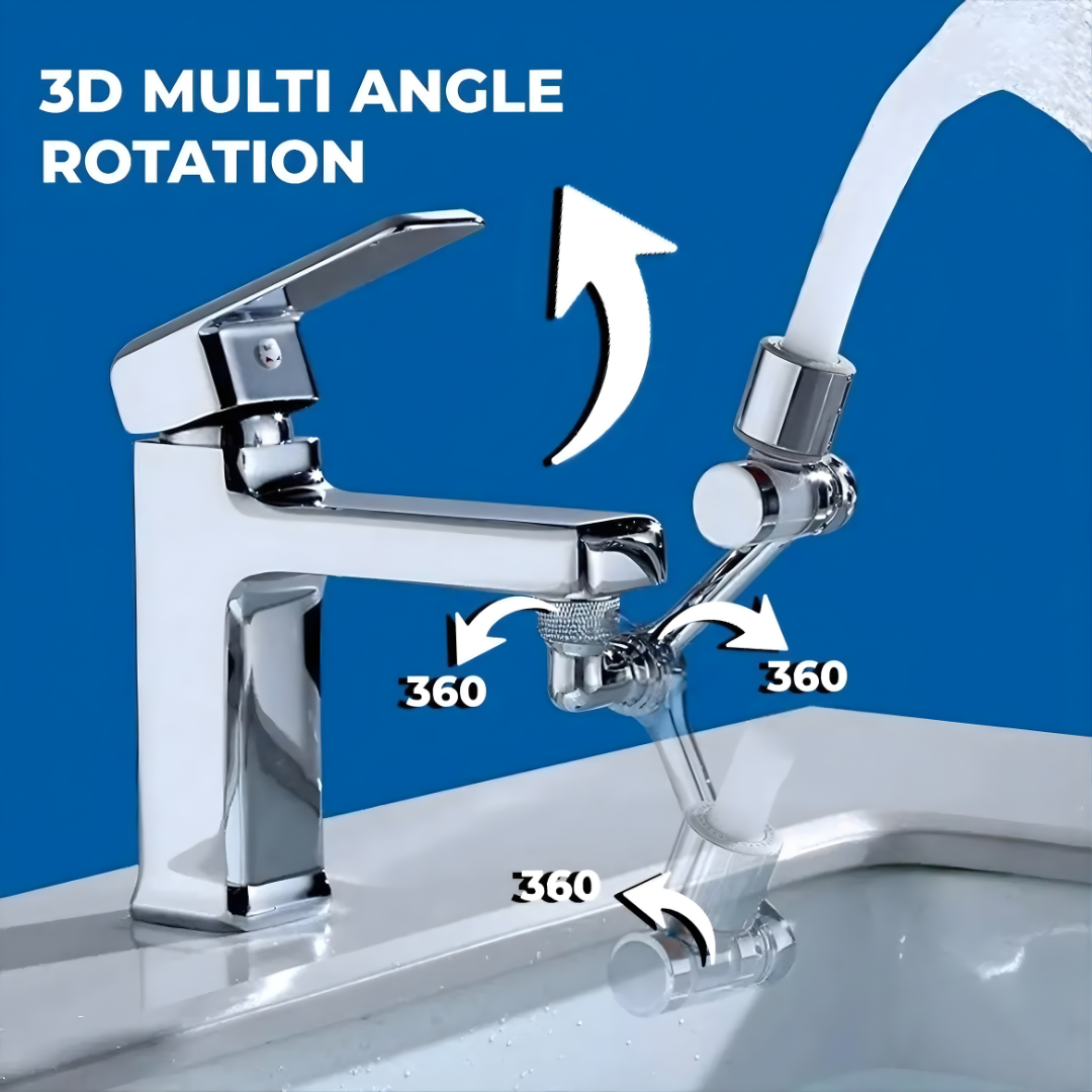 Flexible 1080° Rotating Faucet/Tap Extender